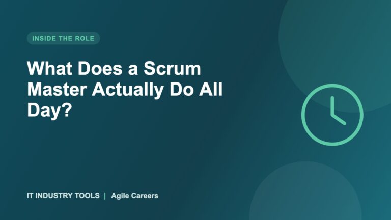Blog What Does a Scrum Master Actually Do All Day?